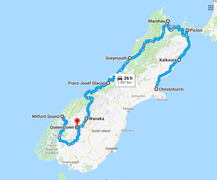 Calatorie in Noua Zeelanda